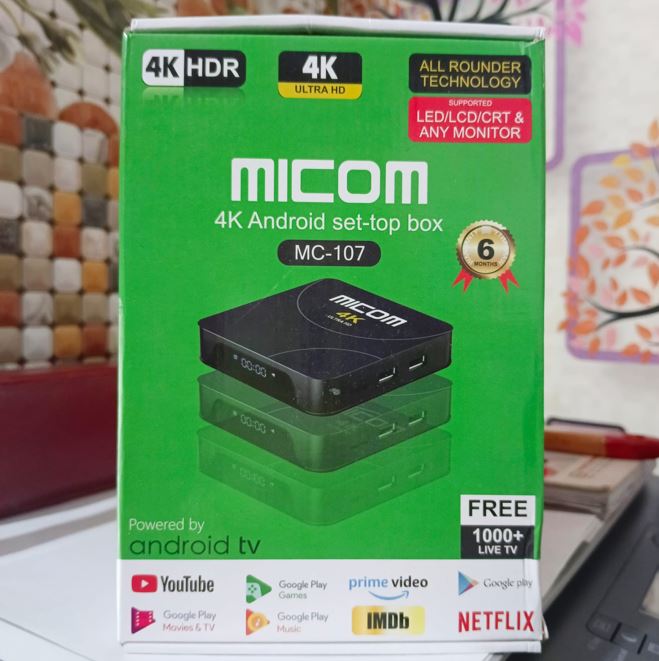 Micom MC-107 4K Android Set Top Box
