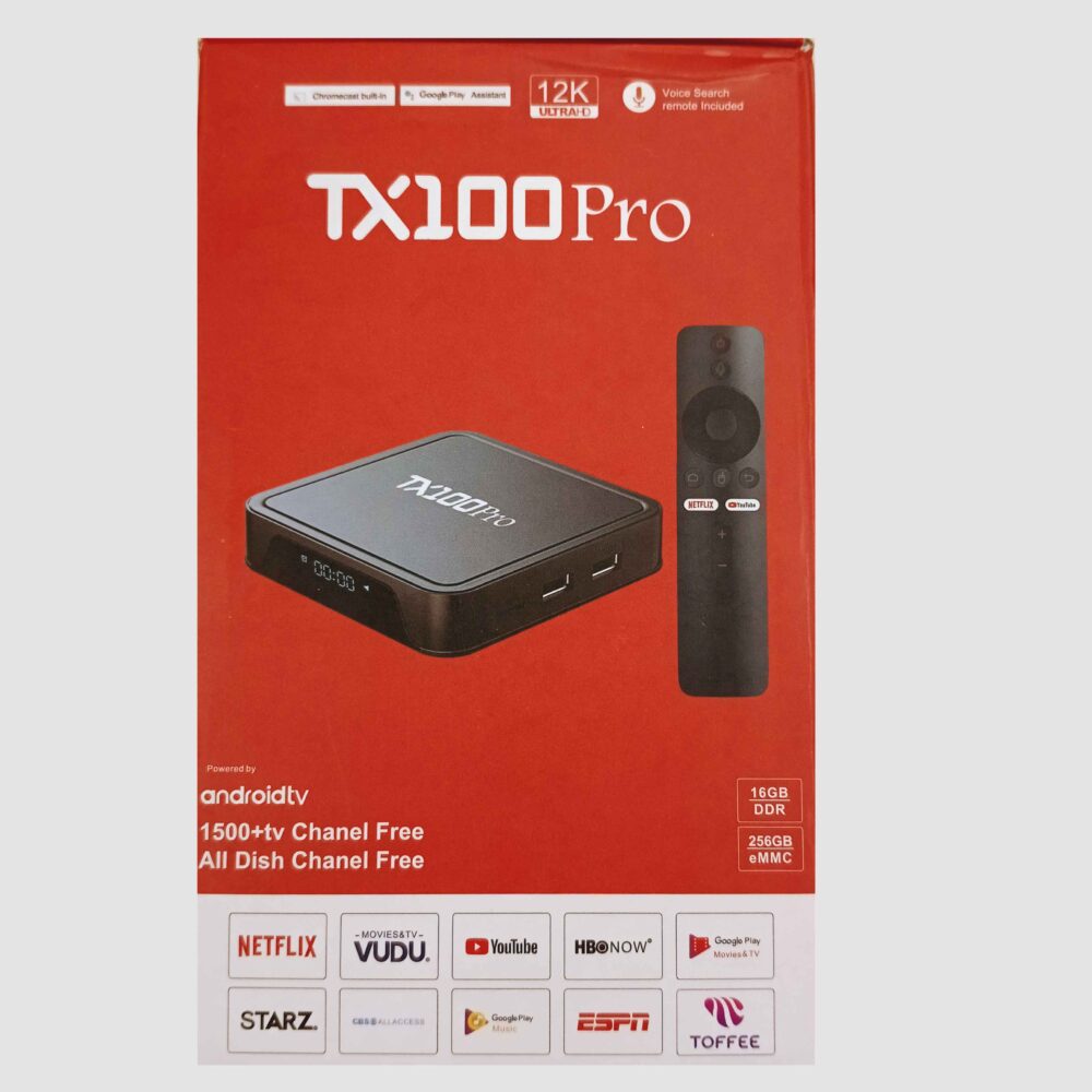 Tx100 Pro Android Smart Tv Box 16GB || 256GB, Free Dish Channel, YouTube - Image 6