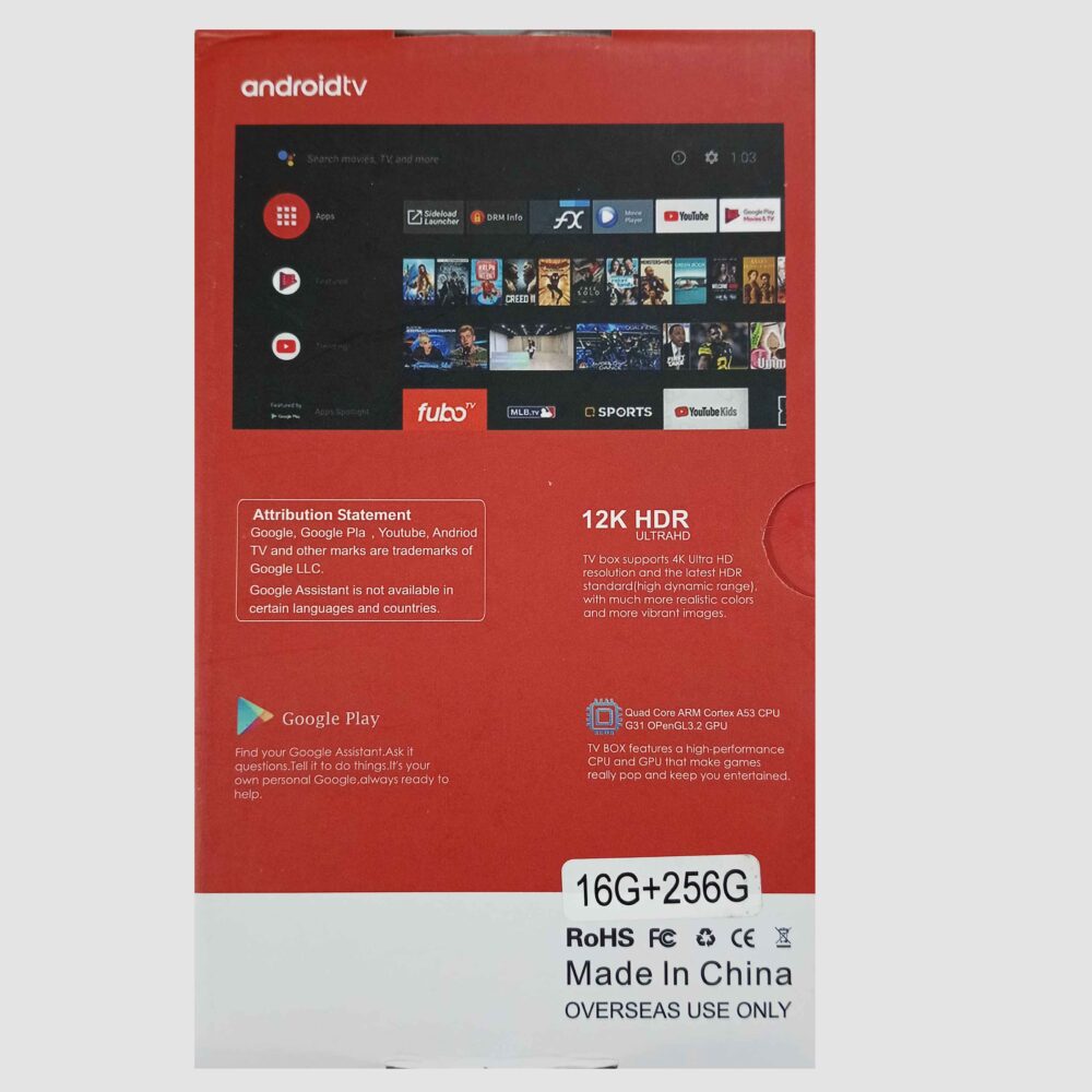 Tx100 Pro Android Smart Tv Box 16GB || 256GB, Free Dish Channel, YouTube - Image 5