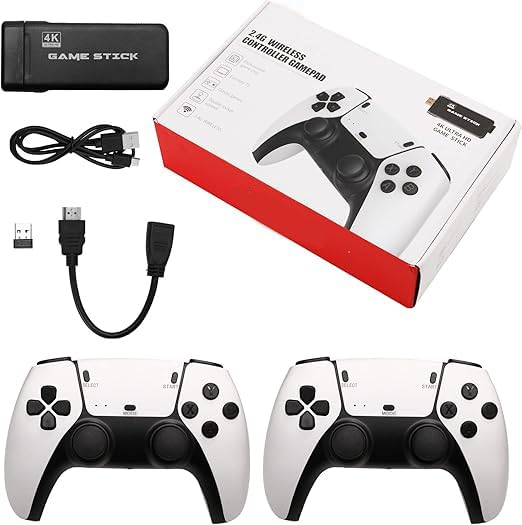 M8 Pro Game Stick 4K HDMI HD Video Console 2.4G Wireless Controller For PS1/FC/GB/GBA Arcade Retro TV Game Console 20000+ Games