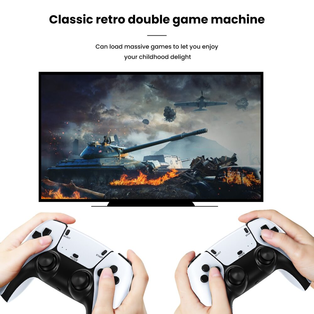 M8 Pro Game Stick 4K HDMI HD Video Console 2.4G Wireless Controller For PS1/FC/GB/GBA Arcade Retro TV Game Console 20000+ Games - Image 2